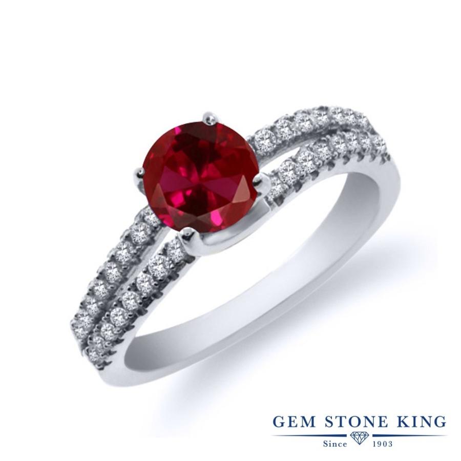 シンセティック ルビー リング レディース 指輪 7月 誕生石 お守り 誕生日プレゼント 女性 ブランド