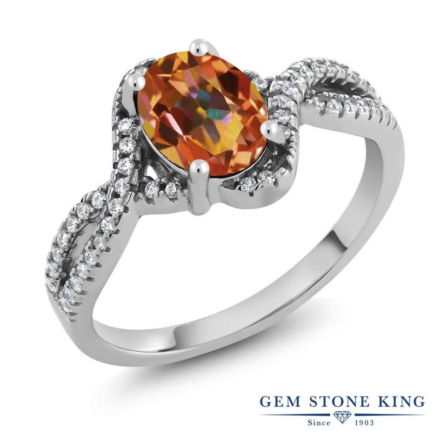 天然 ミスティック トパーズ リング レディース 指輪 天然石 お守り ブランド