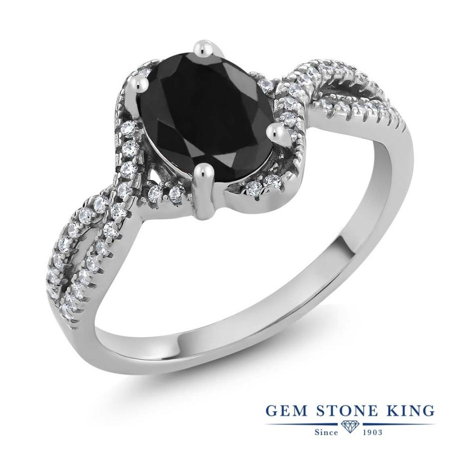 天然 ブラックサファイア リング レディース 指輪 天然石 9月 誕生石 お守り 誕生日プレゼント 女性 ブランド