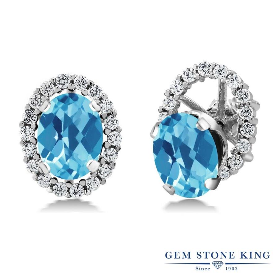 天然 スイスブルートパーズ ピアス レディース 天然石 11月 誕生石 お守り 誕生日プレゼント 女性 アレルギー対応 ブランド