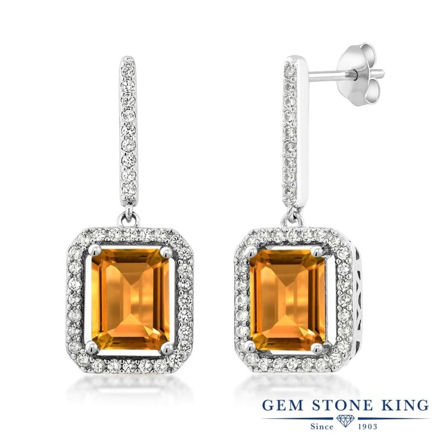 天然 シトリン ピアス レディース 天然石 11月 誕生石 お守り 誕生日プレゼント 女性 アレルギー対応 ブランド