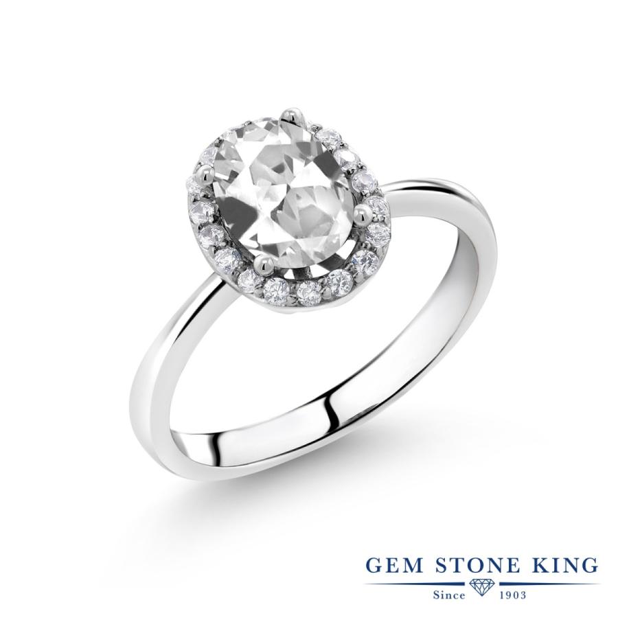 シンセティック ホワイトサファイア リング レディース 指輪 9月 誕生石 お守り 誕生日プレゼント 女性 ブランド