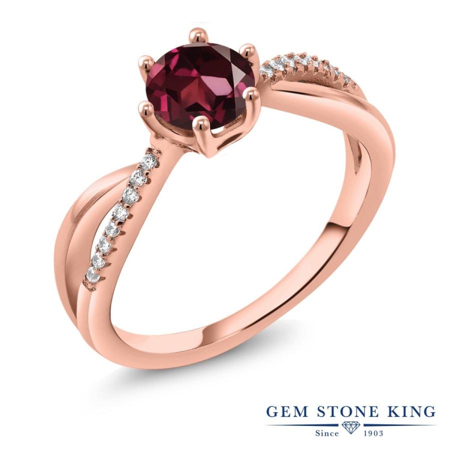 天然 ロードライト ガーネット リング レディース 指輪 ピンクゴールド 加工 天然石 お守り ブランド