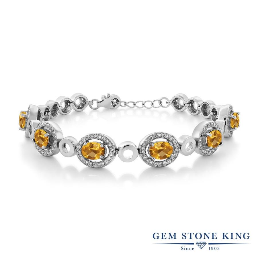 天然 シトリン ブレスレット レディース 天然石 11月 誕生石 お守り 誕生日プレゼント 女性 40代 50代 ブランド