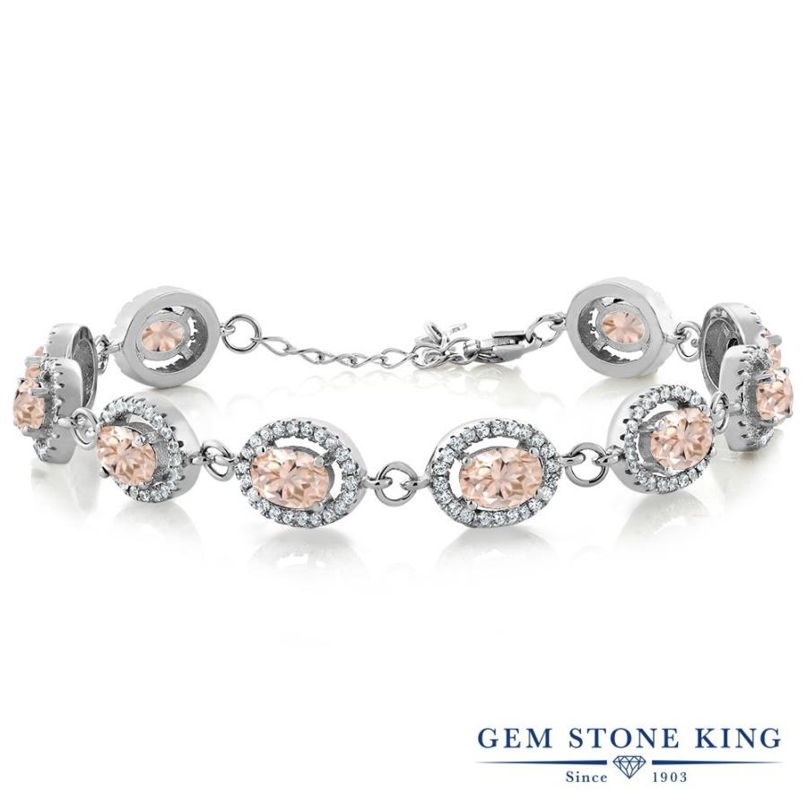 天然 モルガナイト ブレスレット レディース 天然石 4月 誕生石 お守り 誕生日プレゼント 女性 40代 50代 ブランド