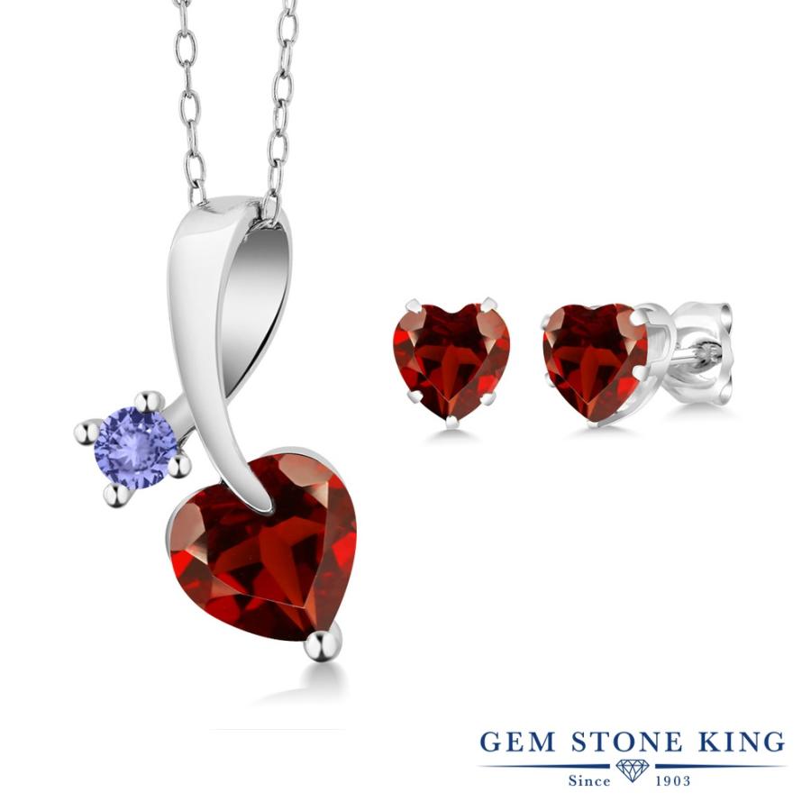 天然 ガーネット ネックレス ピアス セット レディース 天然石 1月 誕生石 お守り 誕生日プレゼント 女性