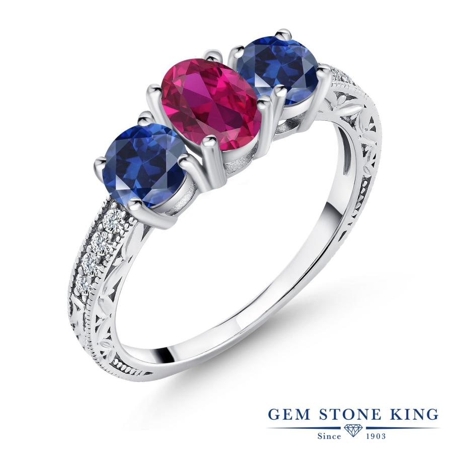 シンセティック ルビー リング レディース 指輪 7月 誕生石 お守り 誕生日プレゼント 女性 ブランド