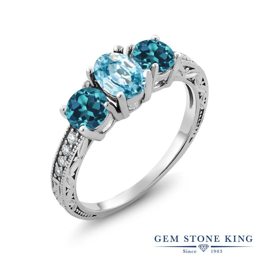 天然 ブルージルコン リング レディース 指輪 天然石 12月 誕生石 お守り 誕生日プレゼント 女性 ブランド 天然石 ジルコン ルース リング 指輪 天然石アクセサリー 1