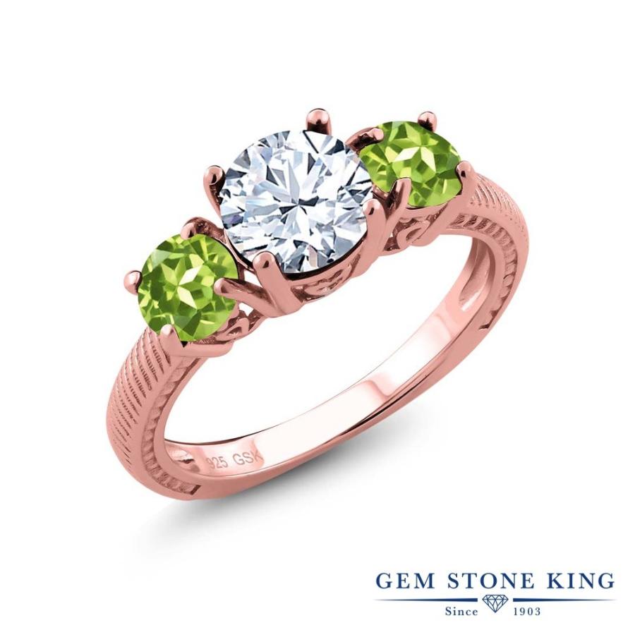 天然 ホワイトトパーズ リング レディース 指輪 ピンクゴールド 加工 天然石 11月 誕生石 お守り 誕生日プレゼント 女性 ブランド