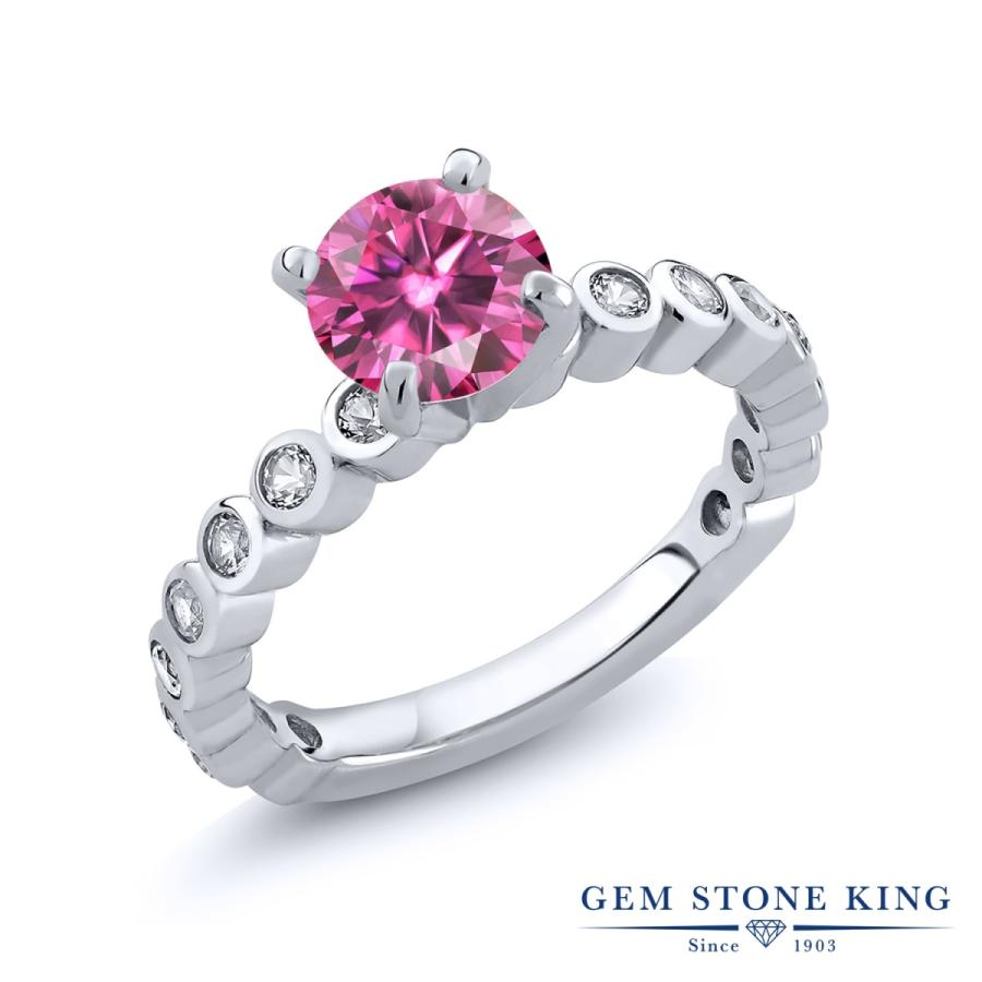 ピンク モアサナイト リング レディース 指輪 プレゼント 女性 ブランド