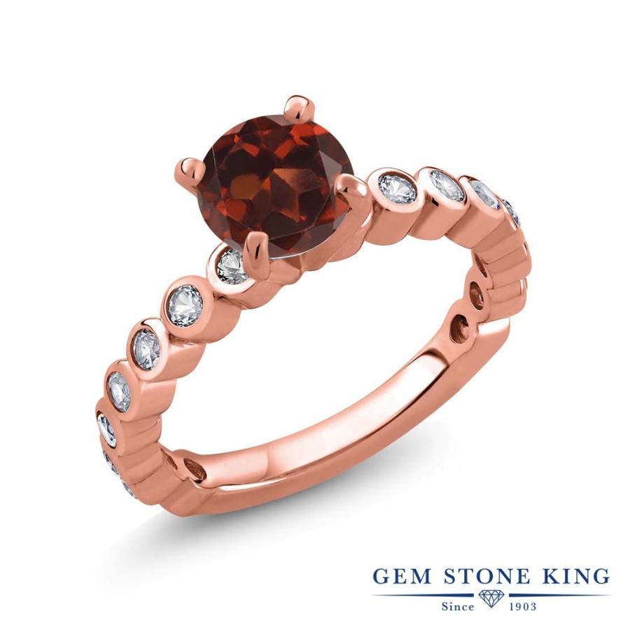 天然 ガーネット リング レディース 指輪 ピンクゴールド 加工 天然石 1月 誕生石 お守り 誕生日プレゼント 女性 ブランド