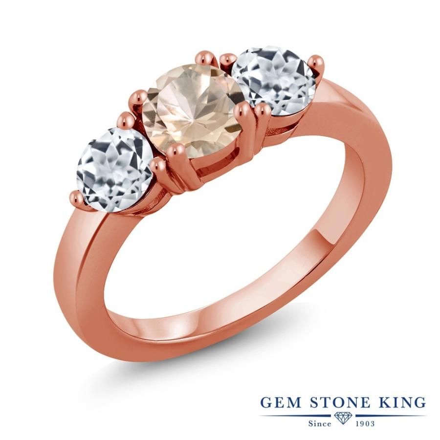 天然 モルガナイト リング レディース 指輪 ピンクゴールド 加工 天然石 4月 誕生石 お守り 誕生日プレゼント 女性 ブランド