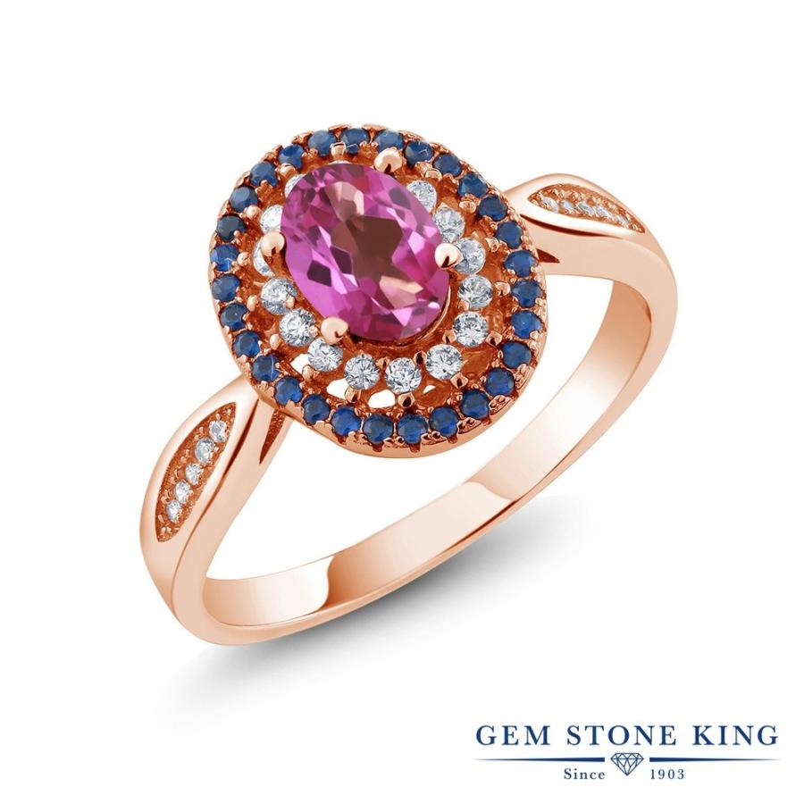 天然 ミスティック トパーズ リング レディース 指輪 ピンクゴールド 加工 天然石 お守り ブランド