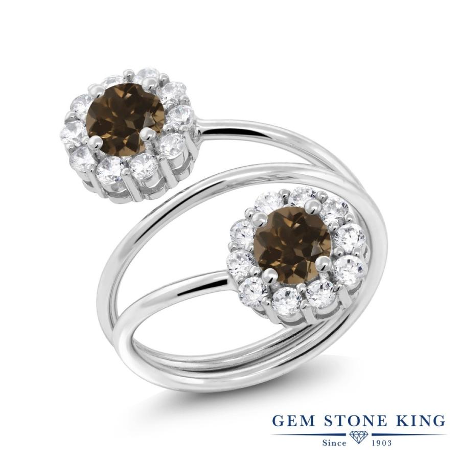 天然 スモーキークォーツ リング レディース 指輪 天然石 お守り ブランド