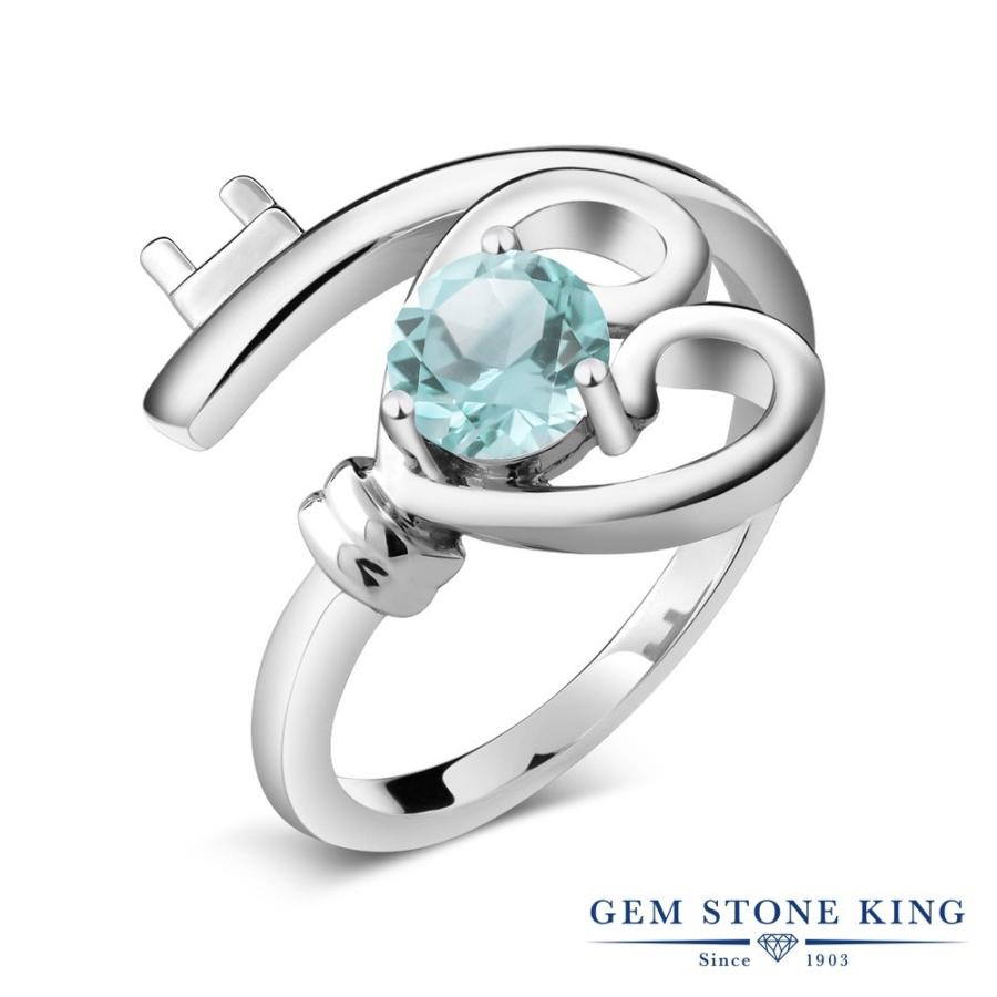 天然 スカイブルートパーズ リング レディース 指輪 天然石 11月 誕生石 お守り 誕生日プレゼント 女性 ブランド