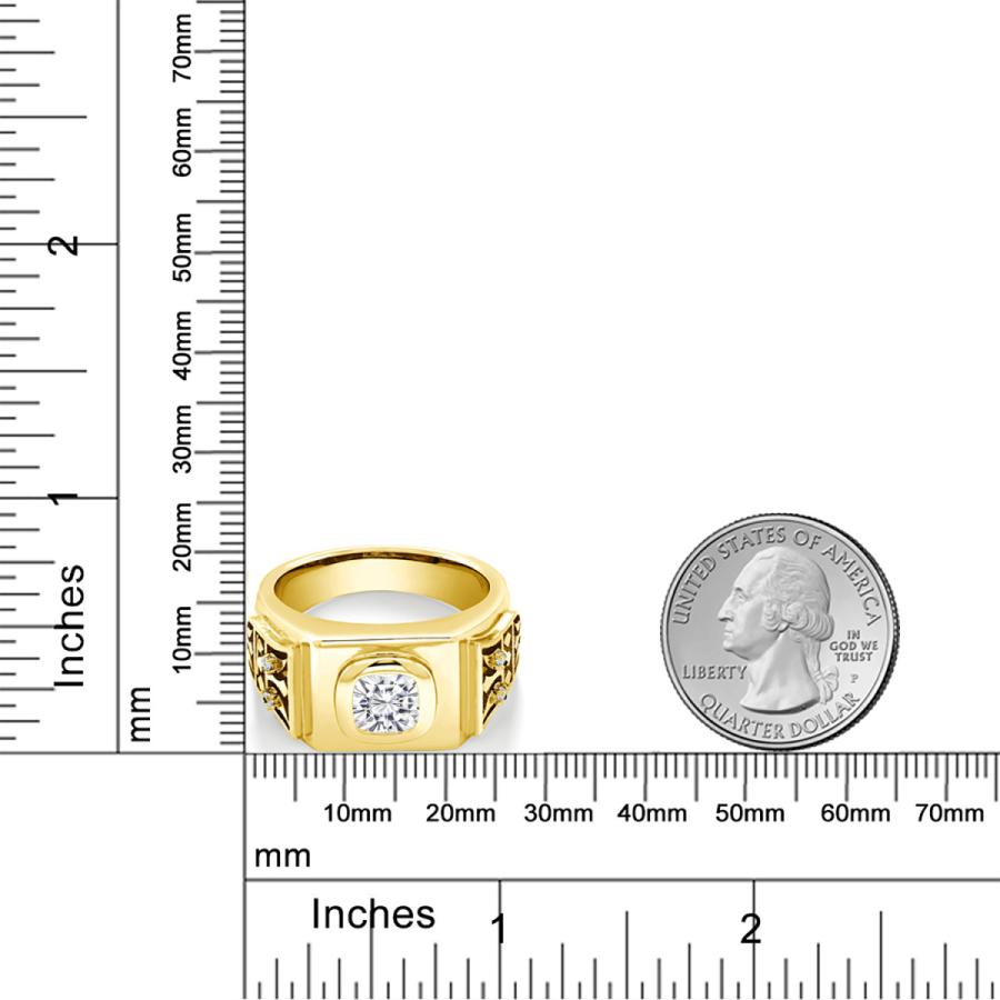 指輪 レディース リング モアサナイト イエローゴールド 加工 プレゼント 女性 ブランド レディースアクセサリー UOI1631377152(16284円)