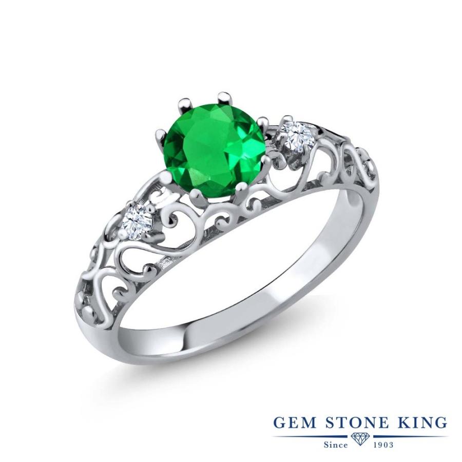 ナノ エメラルド リング レディース 指輪 ブランド