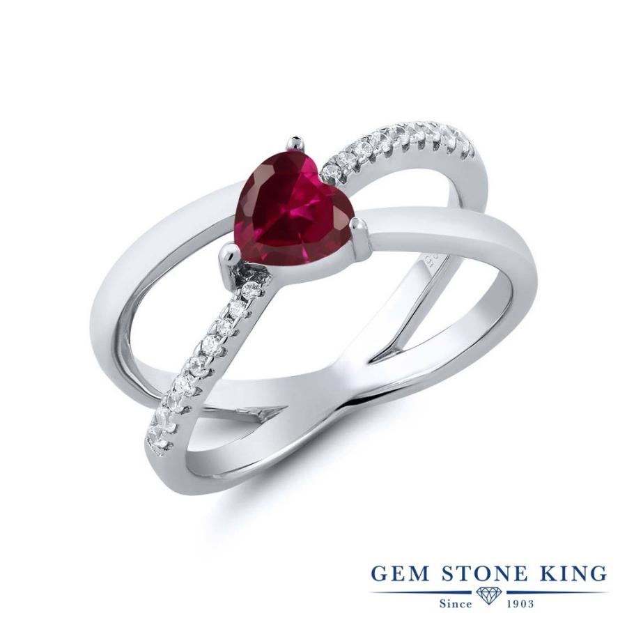 シンセティック ルビー リング レディース 指輪 7月 誕生石 お守り 誕生日プレゼント 女性 ブランド