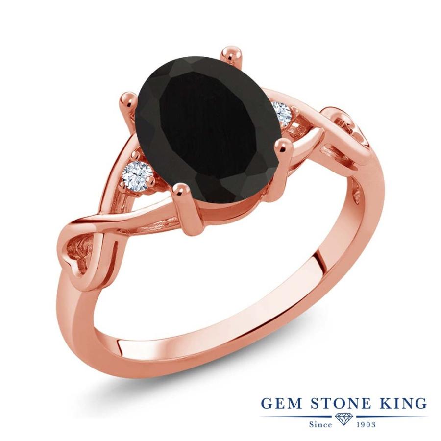 天然 オニキス リング レディース 指輪 ピンクゴールド 加工 天然石 8月 誕生石 お守り 誕生日プレゼント 女性 ブランド