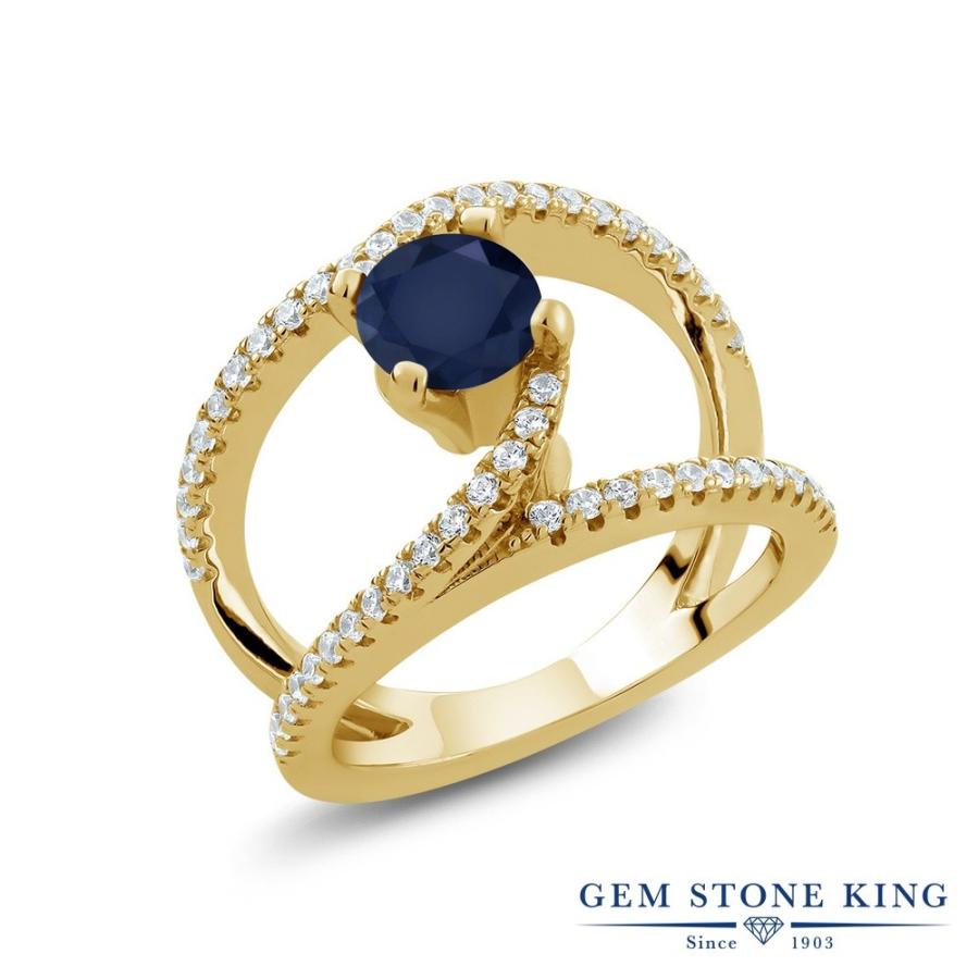 天然 サファイア リング レディース 指輪 イエローゴールド 加工 天然石 9月 誕生石 お守り 誕生日プレゼント 女性 ブランド