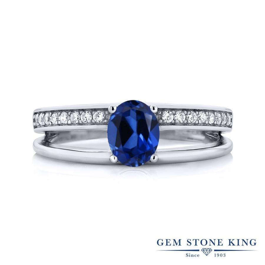 シンセティック サファイア リング レディース 指輪 ブランド