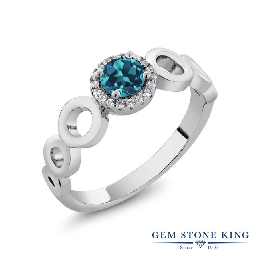 天然 ロンドンブルートパーズ リング レディース 指輪 天然石 11月 誕生石 お守り 誕生日プレゼント 女性 ブランド