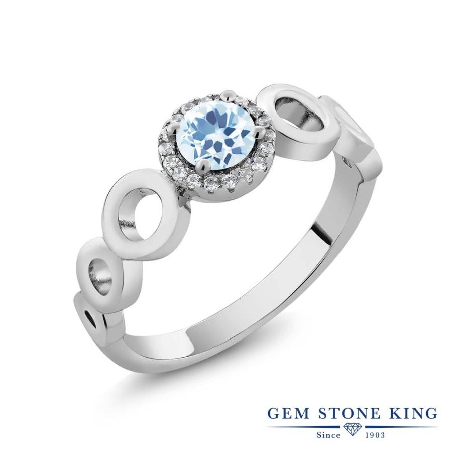 天然 スカイブルートパーズ リング レディース 指輪 天然石 11月 誕生石 お守り 誕生日プレゼント 女性 ブランド