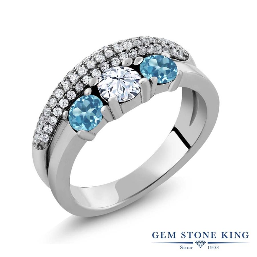 天然 ホワイトトパーズ リング レディース 指輪 天然石 11月 誕生石 お守り 誕生日プレゼント 女性 ブランド