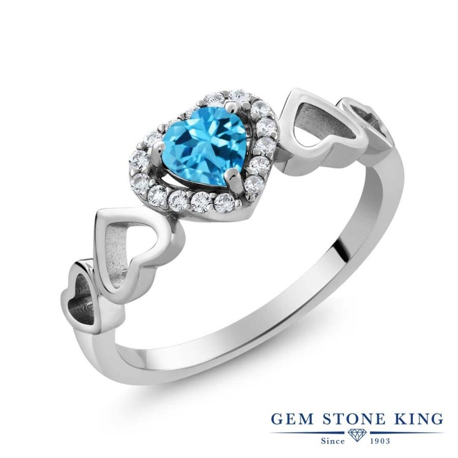 天然 スイスブルートパーズ リング レディース 指輪 天然石 11月 誕生石 お守り 誕生日プレゼント 女性 ブランド