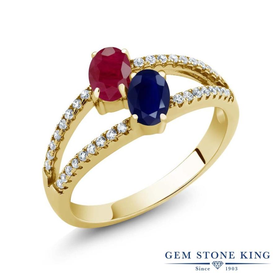 天然 ルビー リング レディース 指輪 イエローゴールド 加工 天然石 7月 誕生石 お守り 誕生日プレゼント 女性 ブランド