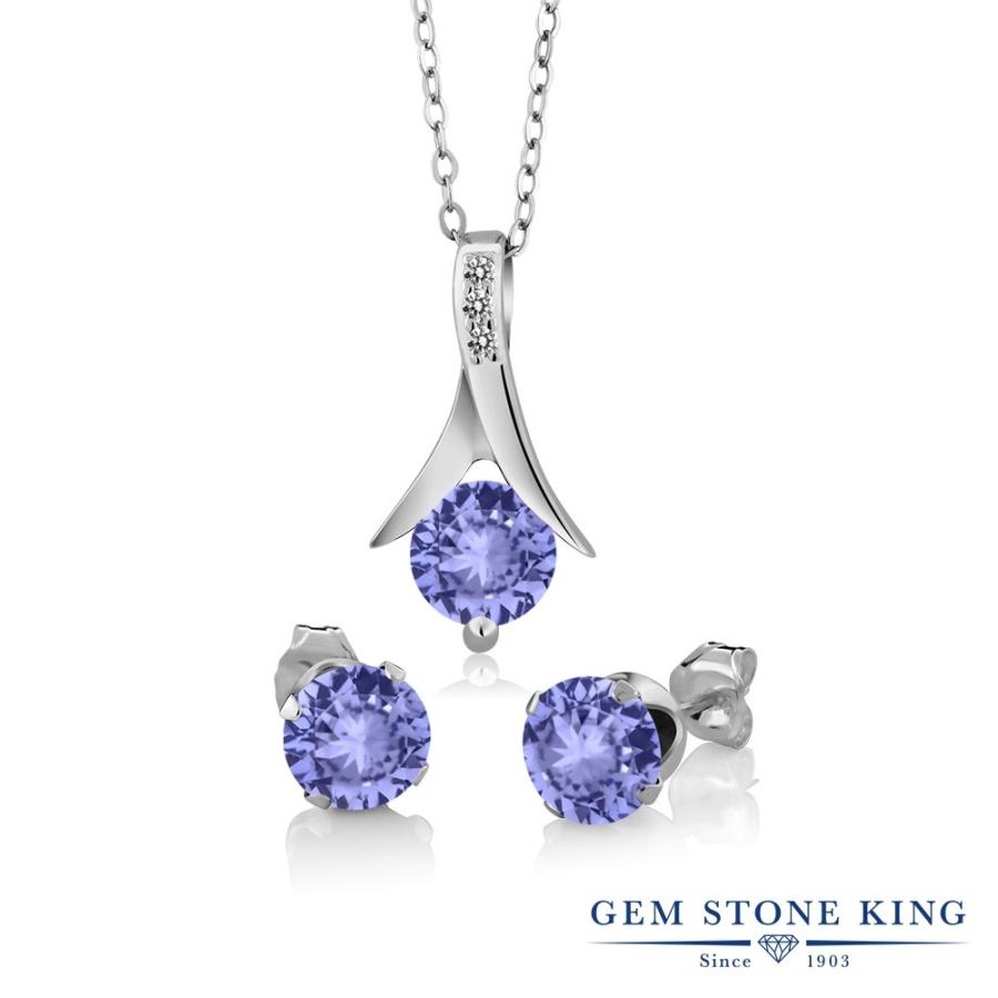 天然 タンザナイト ネックレス ピアス セット レディース 天然石 12月 誕生石 お守り 誕生日プレゼント 女性