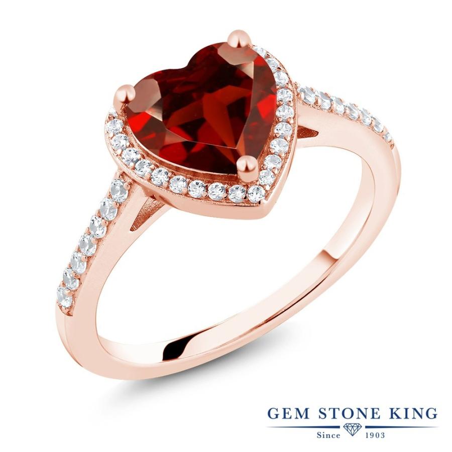 天然 ガーネット リング レディース 指輪 ピンクゴールド 加工 天然石 1月 誕生石 お守り 誕生日プレゼント 女性 ブランド