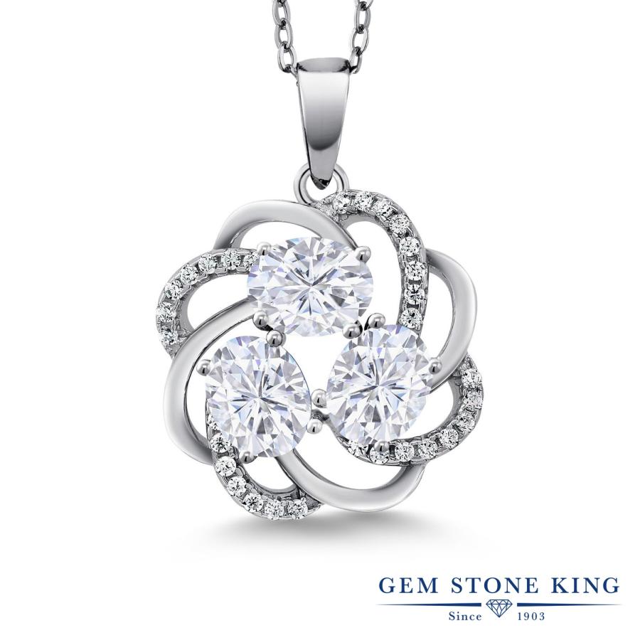 モアサナイト ネックレス レディース Forever Brilliant プレゼント 女性 ブランド