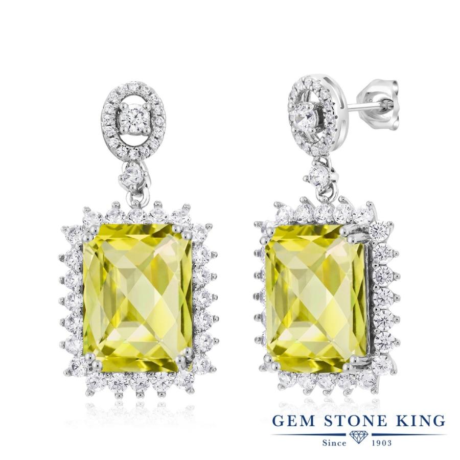 天然 レモンクオーツ ピアス レディース 天然石 お守り アレルギー対応 ブランド