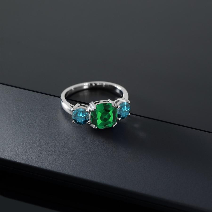 ナノ エメラルド リング レディース 指輪 ブランド ダイヤモンド ネックレス K18 一粒 0.3ct 鑑定書付 0.30ctup Gカラー FLクラス 3EXカット H&C CGL