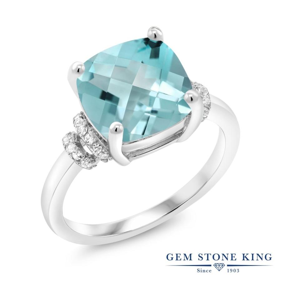 天然 スカイブルートパーズ リング レディース 指輪 天然石 11月 誕生石 お守り 誕生日プレゼント 女性 ブランド