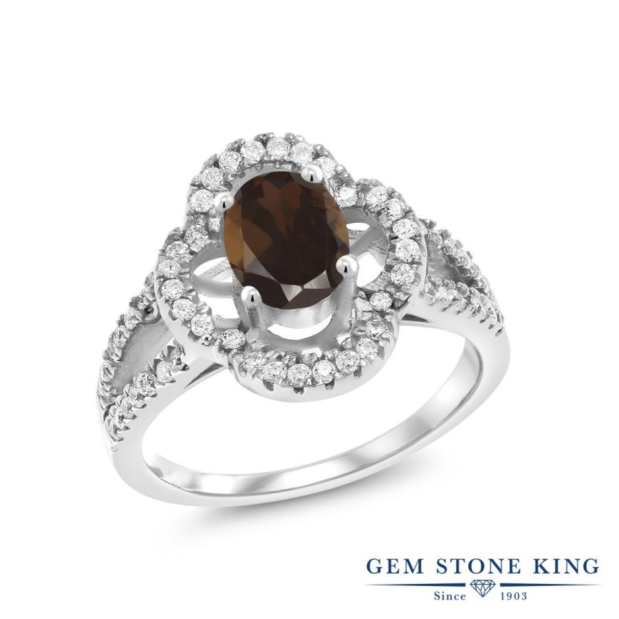 天然 スモーキークォーツ リング レディース 指輪 天然石 お守り ブランド