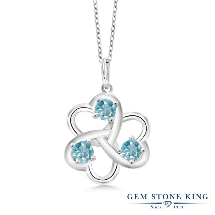 天然 ブルージルコン ネックレス レディース 天然石 12月 誕生石 お守り 誕生日プレゼント 女性 ブランド