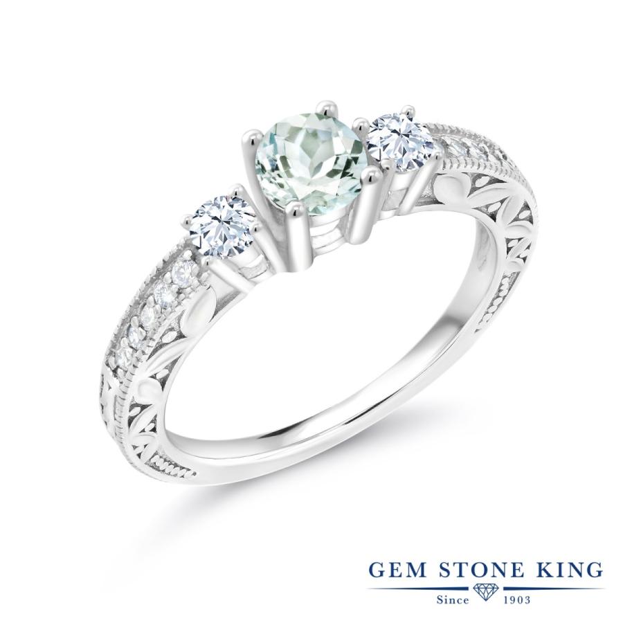 天然 アクアマリン リング レディース 指輪 天然石 3月 誕生石 お守り 誕生日プレゼント 女性 ブランド