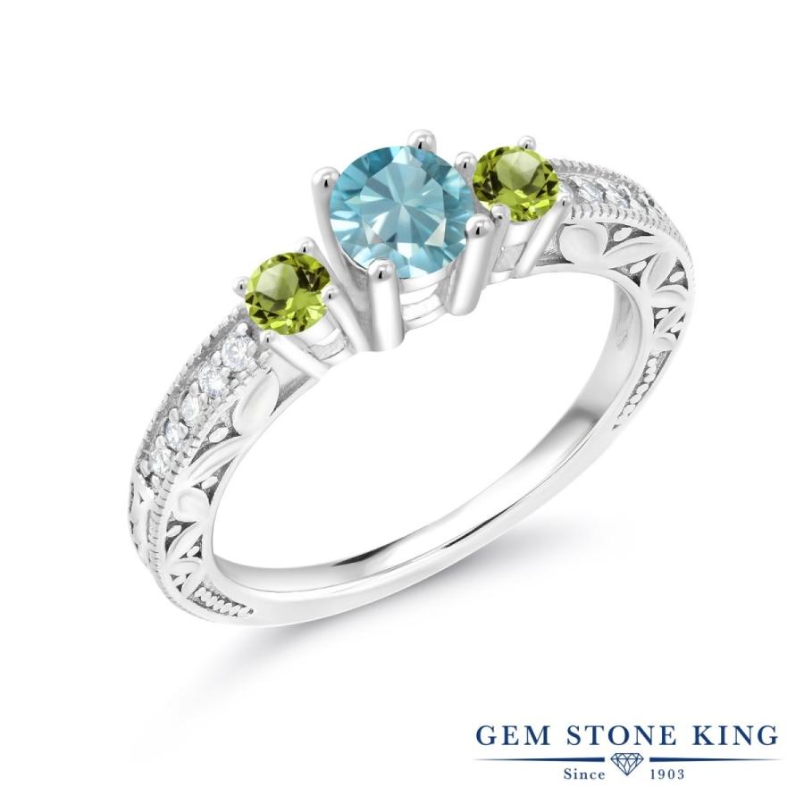 天然 ブルージルコン リング レディース 指輪 天然石 12月 誕生石 お守り 誕生日プレゼント 女性 ブランド