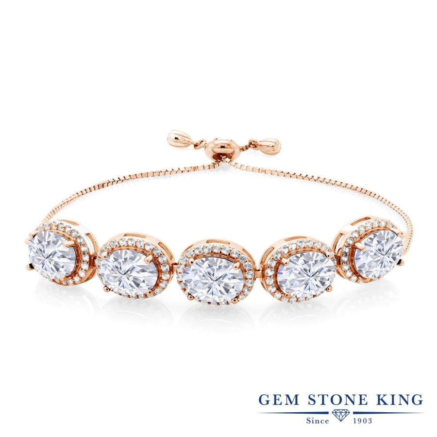 モアサナイト ブレスレット レディース ピンクゴールド 加工 プレゼント 女性 40代 50代 ブランド