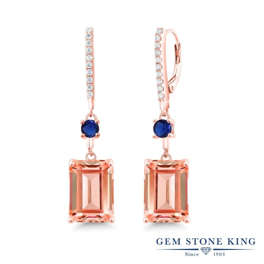 ナノ モルガナイト ピアス レディース ピンクゴールド 加工 アレルギー対応 ブランド