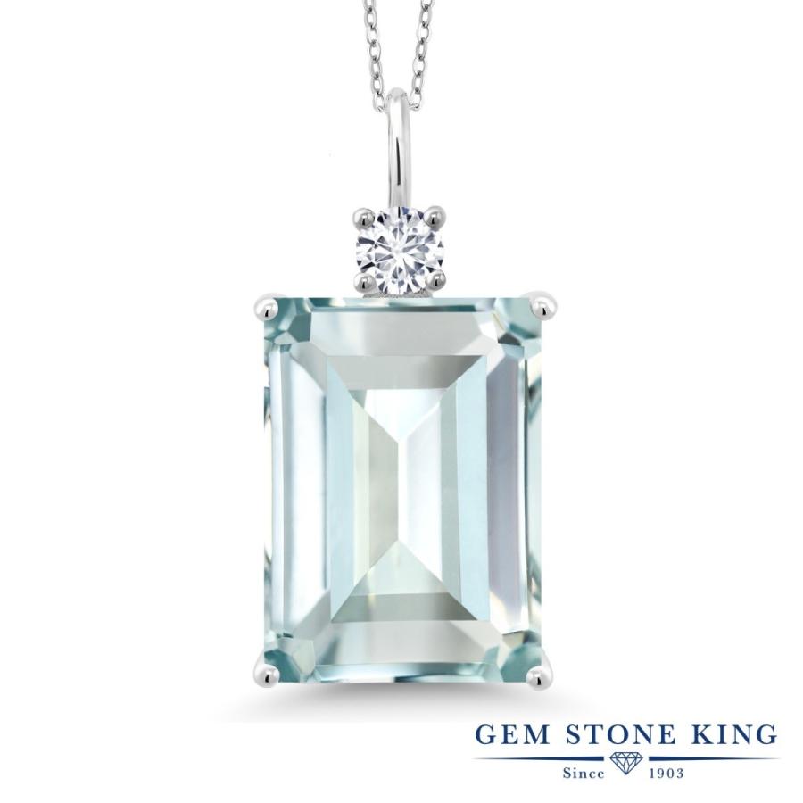 シミュレイテッド アクアマリン ネックレス レディース ブランド