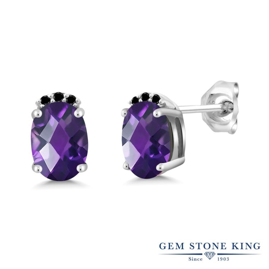 天然 アメジスト ピアス レディース 天然石 2月 誕生石 お守り 誕生日プレゼント 女性 アレルギー対応 ブランド