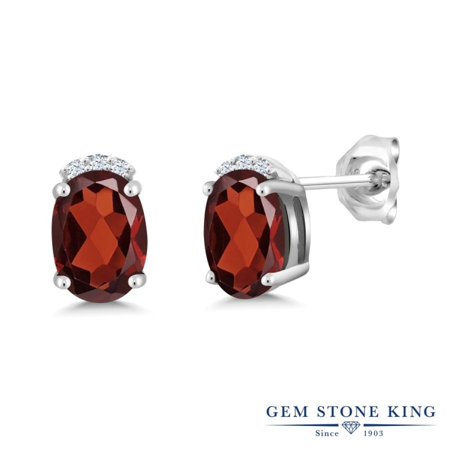 天然 ガーネット ピアス レディース 天然石 1月 誕生石 お守り 誕生日プレゼント 女性 アレルギー対応 ブランド