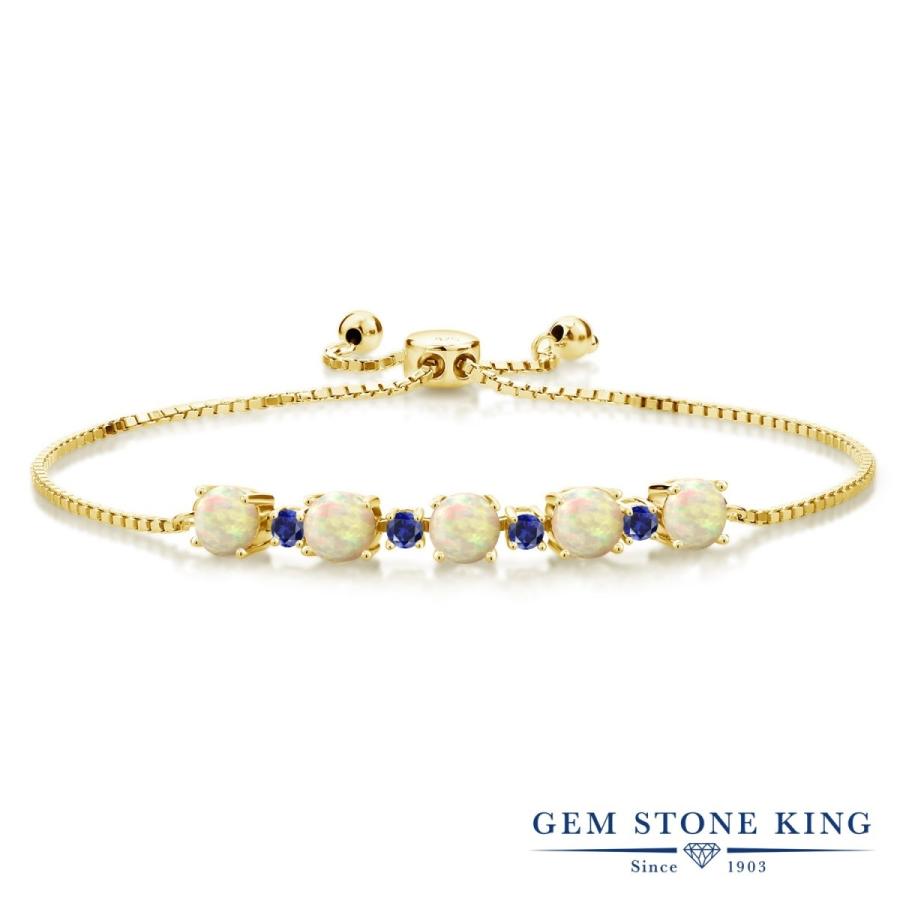 天然 エチオピア オパール ブレスレット レディース イエローゴールド 加工 天然石 お守り 40代 50代 ブランド