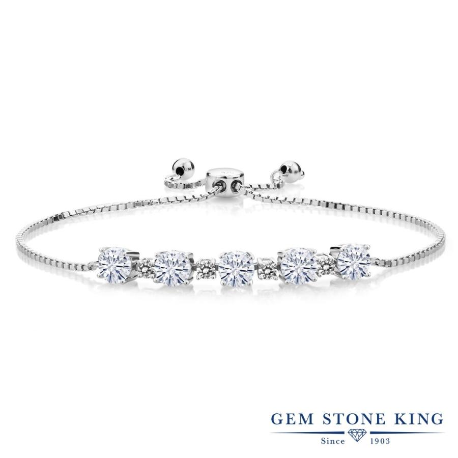 モアサナイト ブレスレット レディース Forever Classic プレゼント 女性 40代 50代 ブランド