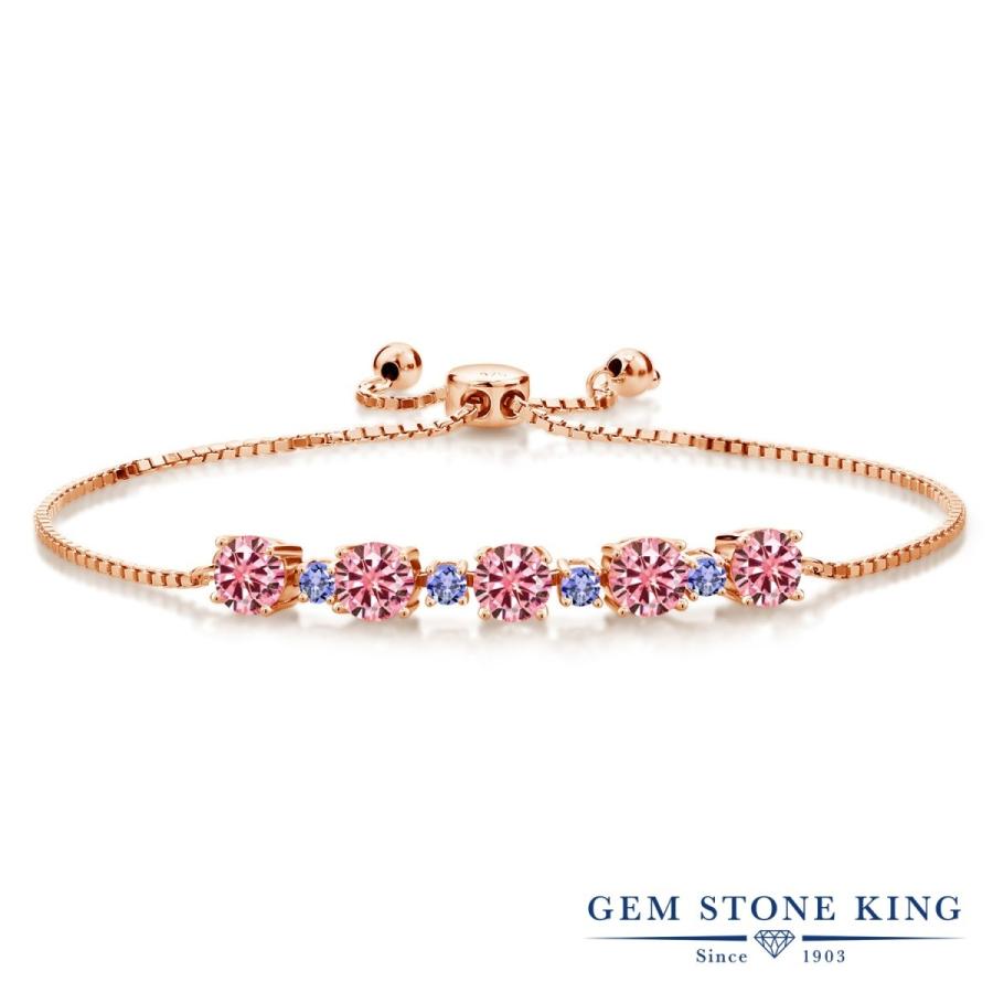 ベビーグッズも大集合 ブレスレット 彼女 妻 クリスマスプレゼント 加工 ピンクゴールド モアサナイト ピンク レディース ブレスレット ブランド 人気 モアサナイト レディース レディースアクセサリー Dagl Tg