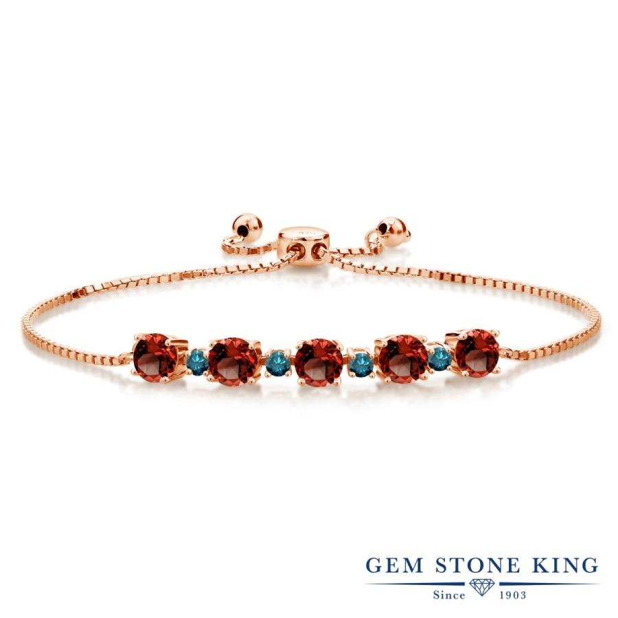ランキング第1位 天然 天然石 ガーネット ブレスレット 加工 レディース ブルーダイヤモンド ピンクゴールド 女性 加工 大粒 天然石 1月 誕生石 プレゼント 女性 嫁 誕生日 ティラミスヒーロー 33d77a53 Tegsat Com Br