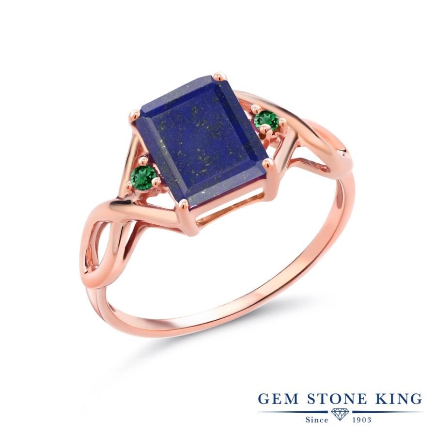 天然 ラピスラズリ リング レディース 指輪 ピンクゴールド 加工 天然石 12月 誕生石 お守り 誕生日プレゼント 女性 ブランド